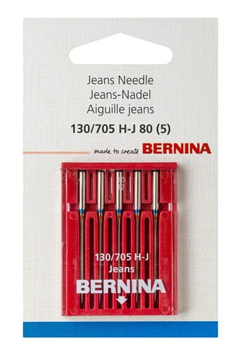 Bernina Jeans Sewing Machine Needles Assorted 90-110 (130/705H-J)