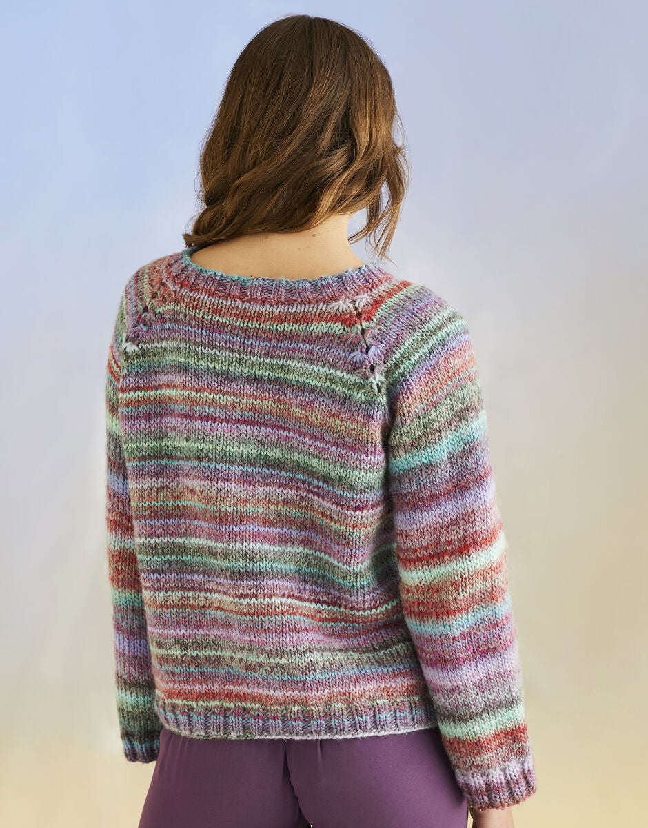 Whirlpool Sweater in Sirdar Jewelspun Chunky with Wool (10702)