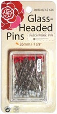 Glass Head Pins (35mm)