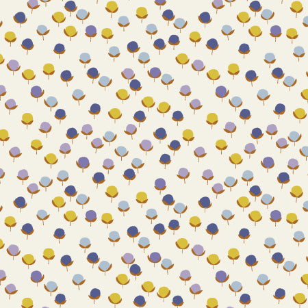 Gathering in the Garden by Rebekka Conelly of Cotton+Steel for Moda Fabrics: Buildings - Purple Dream (304236-07)