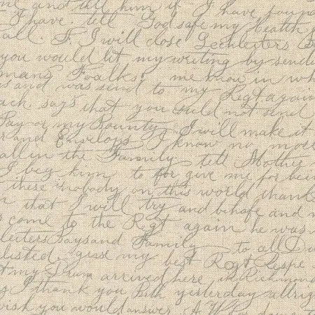 Collections for a Cause - Etchings by Howard Marcus and 3 Sisters for Moda Fabrics: Mochi Linen - Parchment (44337-11L)