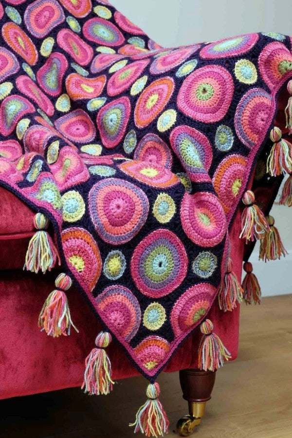 Magic Circles Blanket by Janie Crow