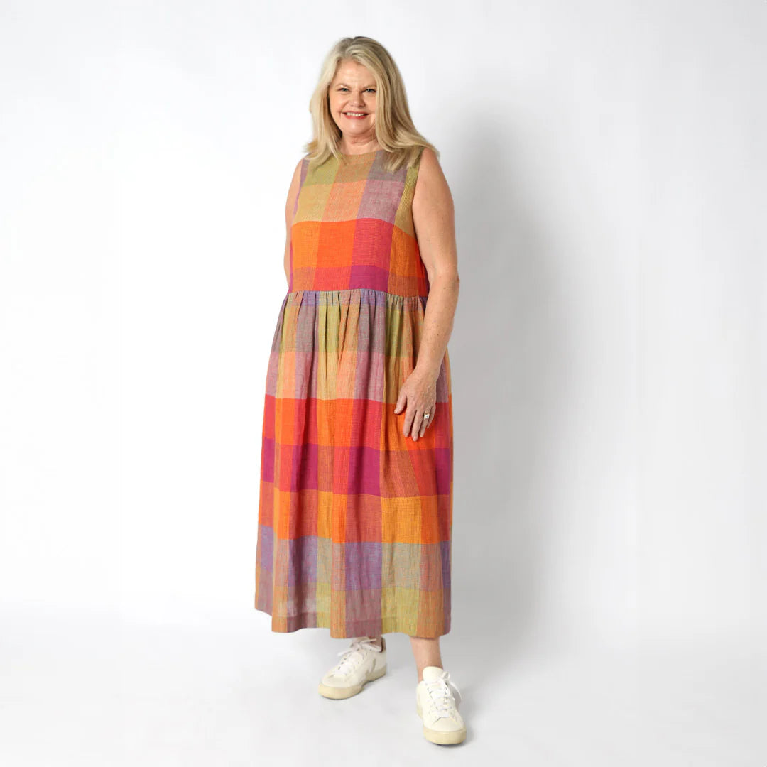 Felicia Pinafore Dress by Tessuti (paper sewing pattern)