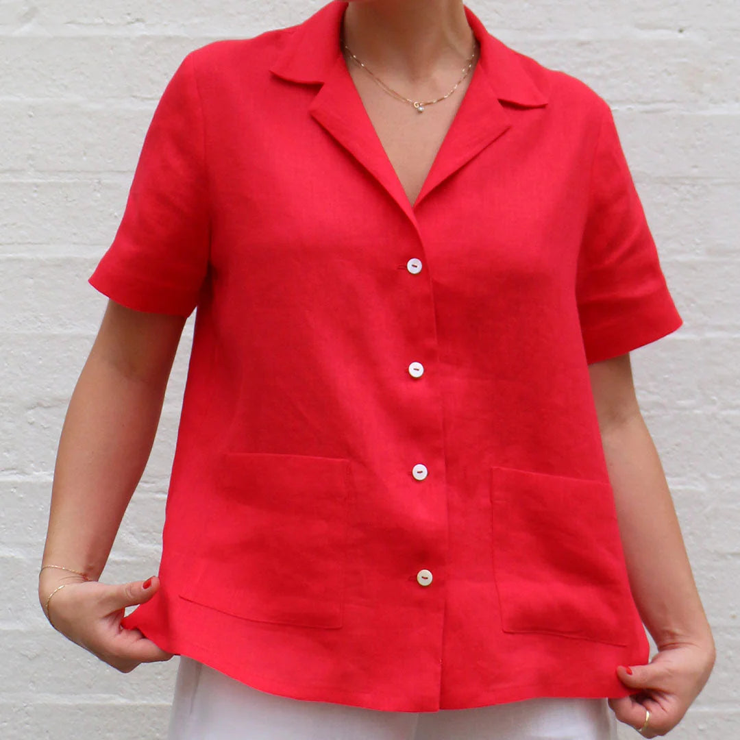Arkie Shirt by Tessuti (paper sewing pattern)