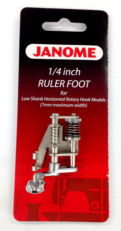 Janome 1/4" Ruler Foot for Low Shank Horizontal Rotary Hook Models