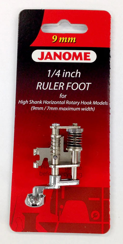 Janome 1/4" Ruler Foot for High Shank Horizontal Rotary Hook Models