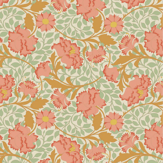 Songbird by Tilda: Floral - Coral