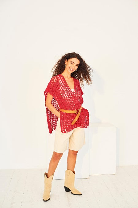 Crochet Beach Cover Ups in Stylecraft Colour Burst 10136