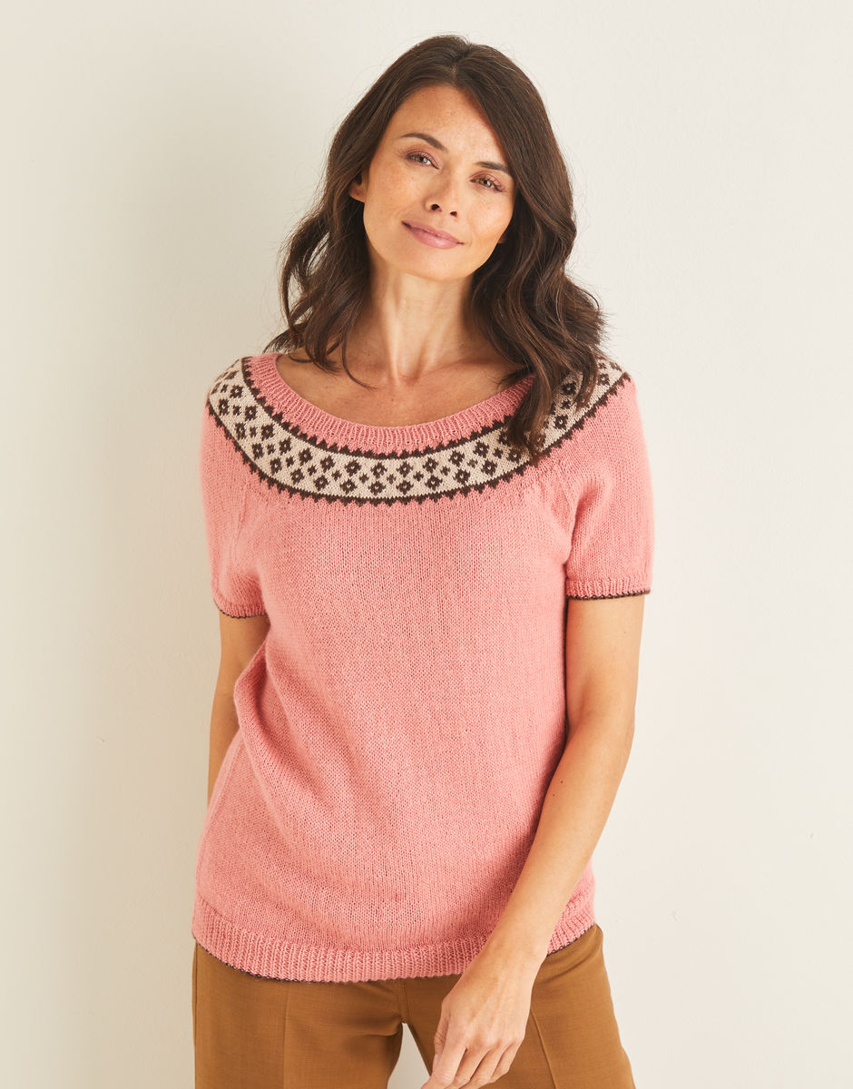 Yoke Top in Sirdar Country Classic 4 Ply (10136)