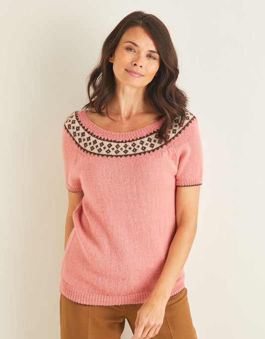 Yoke Top in Sirdar Country Classic 4 Ply (10136)