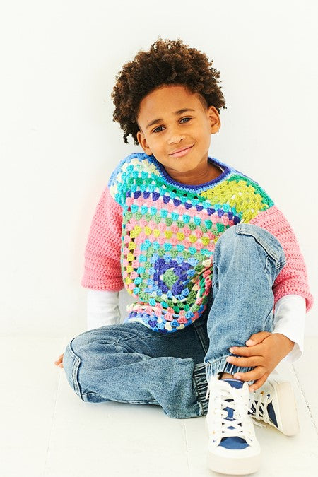 Crochet Sweaters in Stylecraft Merry Go Round DK & Special DK 10196