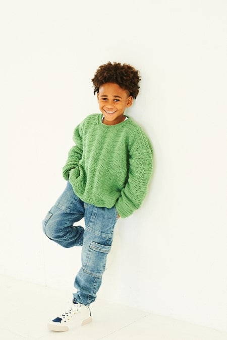 Crochet Sweater, Tank, Hat & Scarf in Stylecraft Merry Go Round DK & Special DK 10197