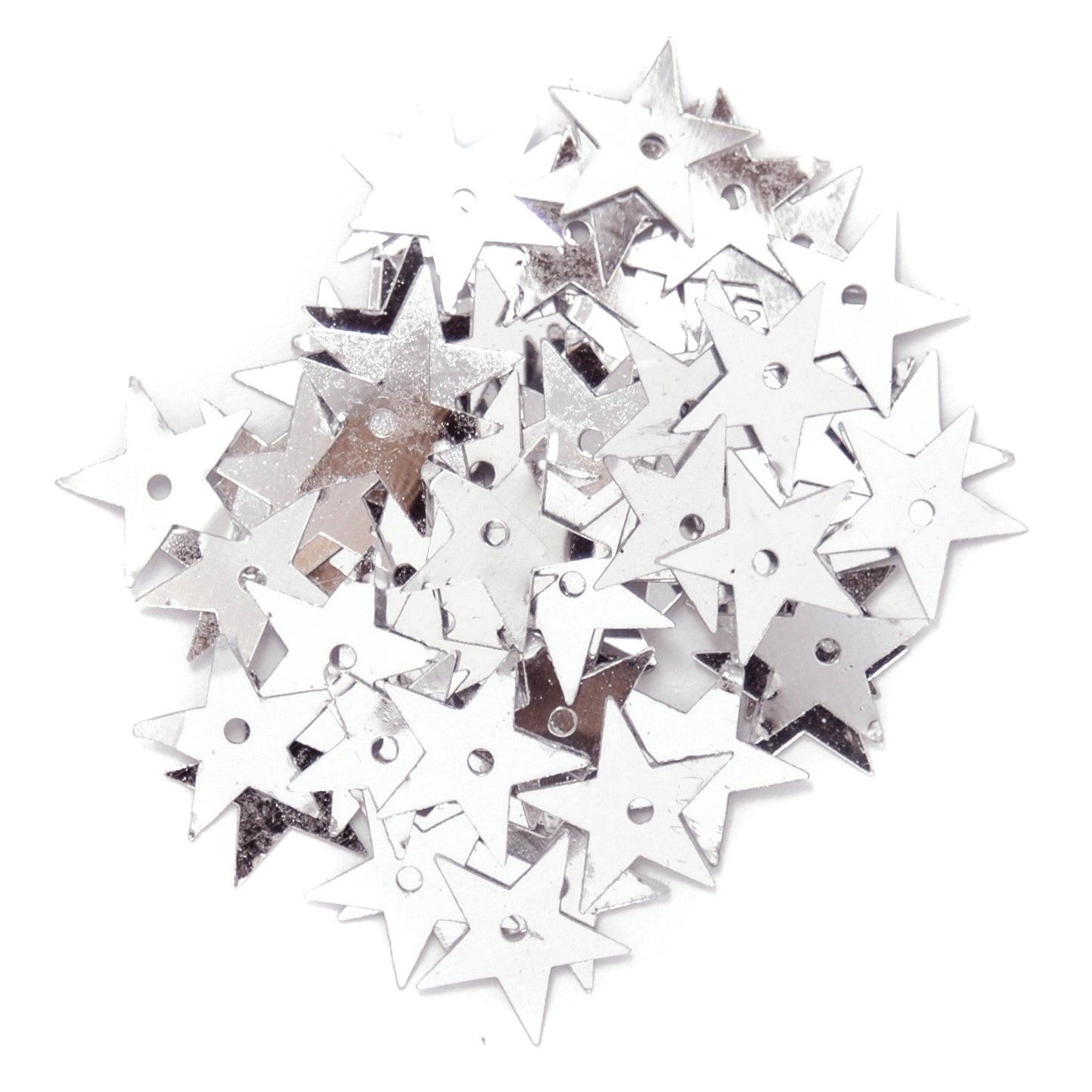 Trimits 10mm Star Sequins: Silver