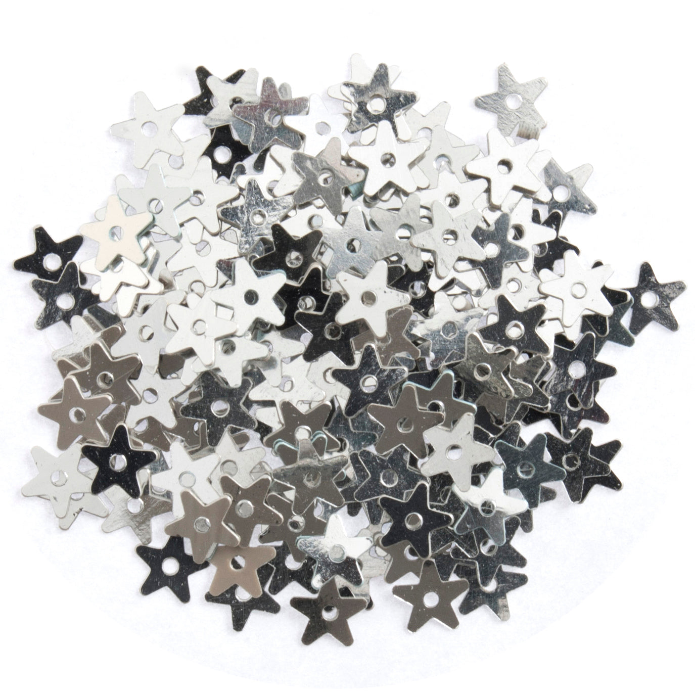 Trimits 5mm Star Sequins: Silver