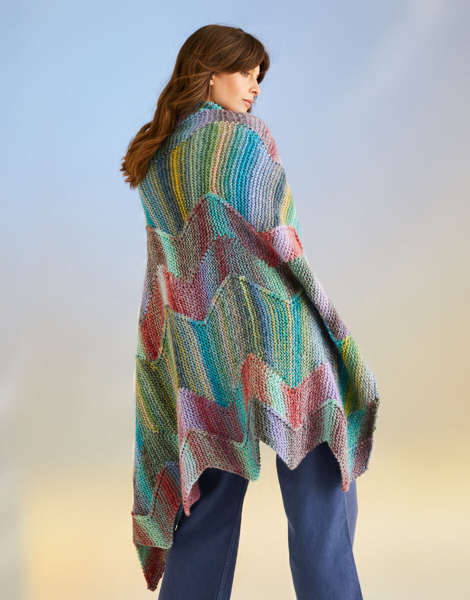 Making Waves Blanket in Sirdar Jewelspun with Wool Chunky 10708