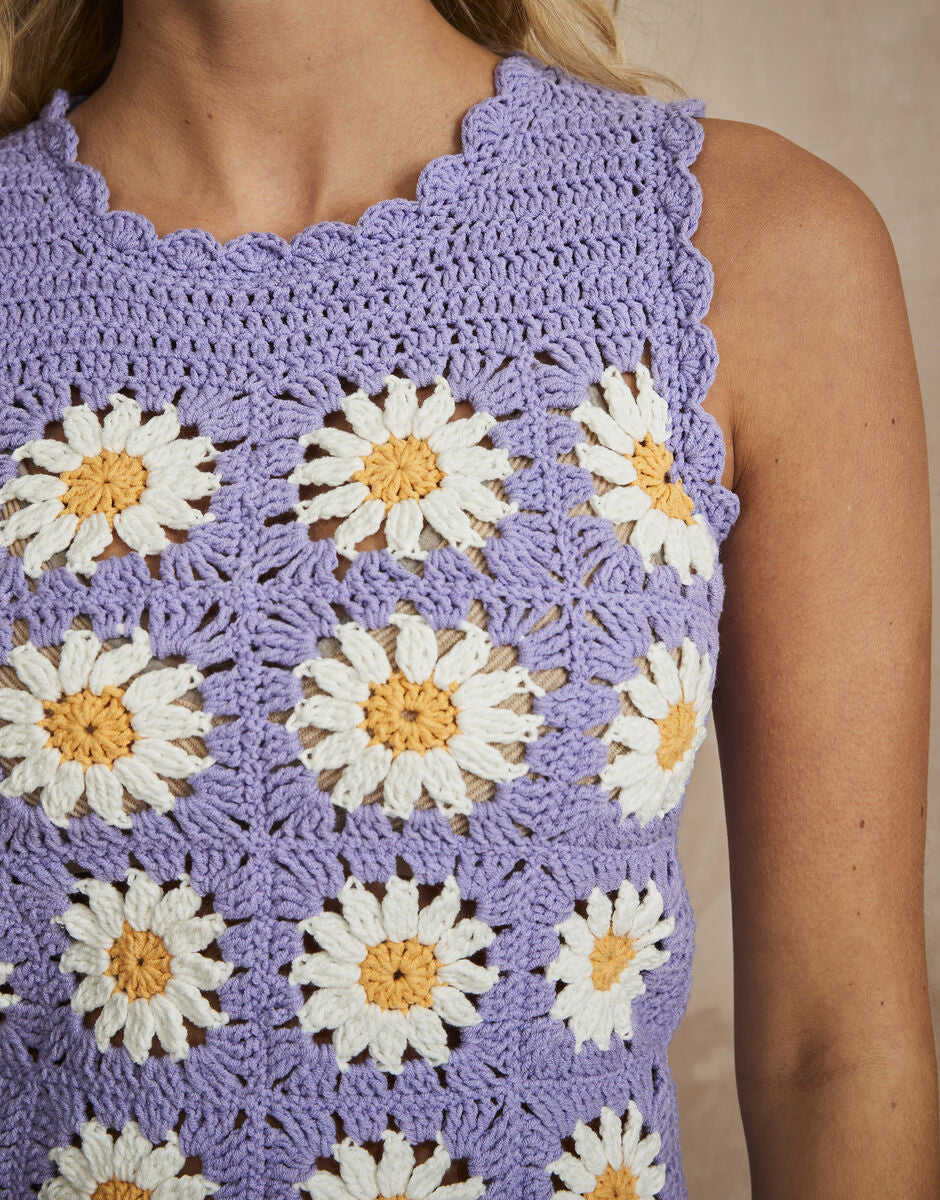 Crochet Boulevard Blossoms Coord in Sirdar Stories DK 10739