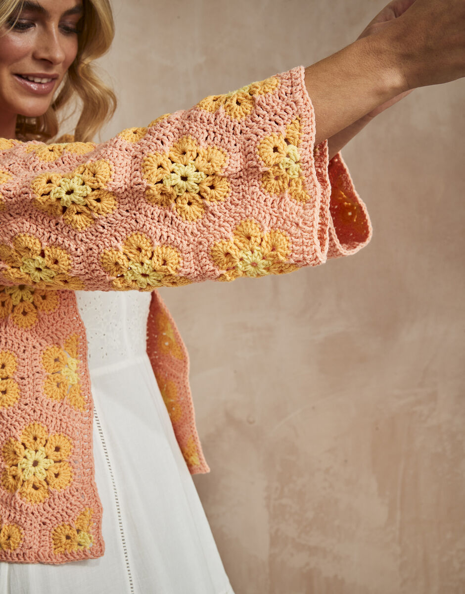 Crochet Daydream Cardigan in Sirdar Stories DK 10742