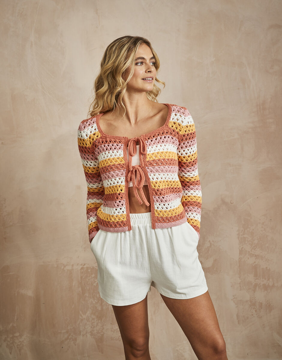 Candy Chic Cardigan in Sirdar Stories DK 10748