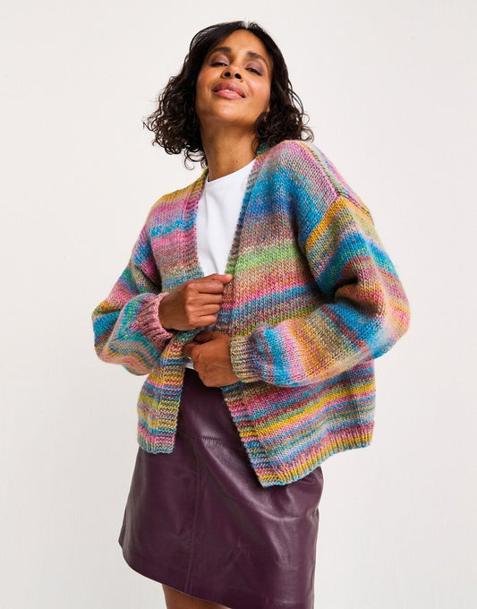 Healing Crystal Cardigan in Sirdar Jewelspun with Wool Chunky (10801)