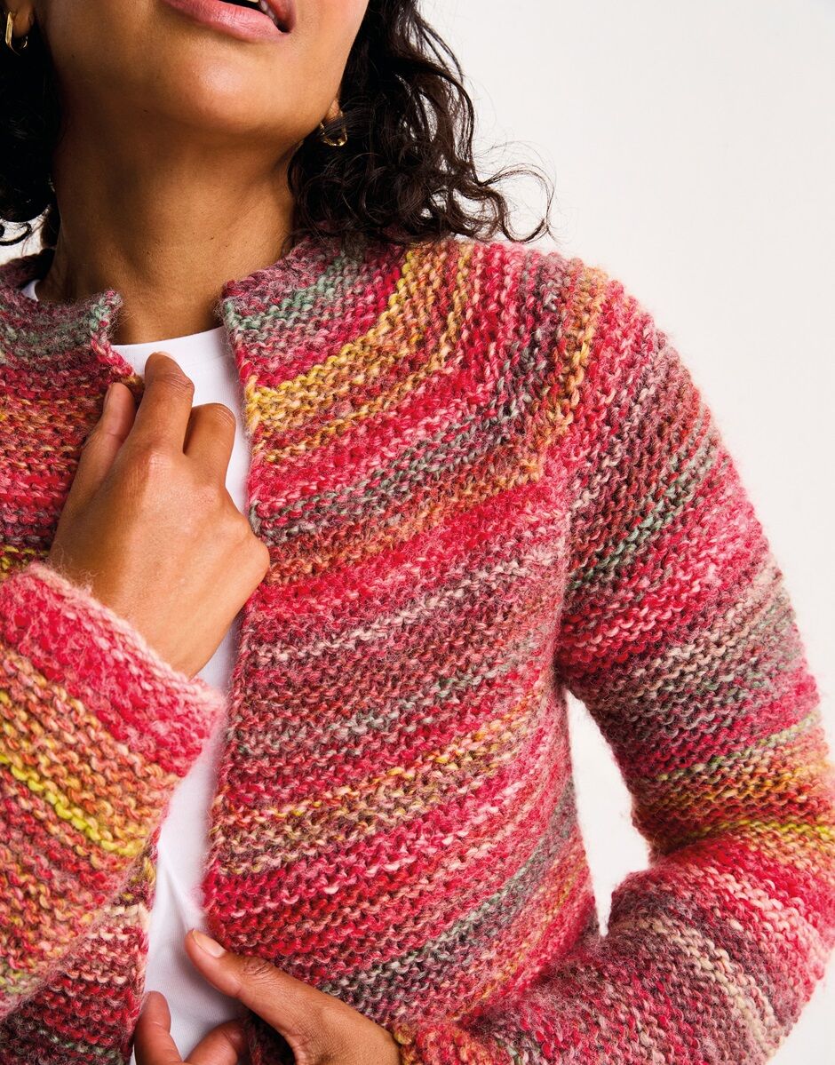 Real Gem Jacket in Sirdar Jewelspun with Wool Chunky (10803)