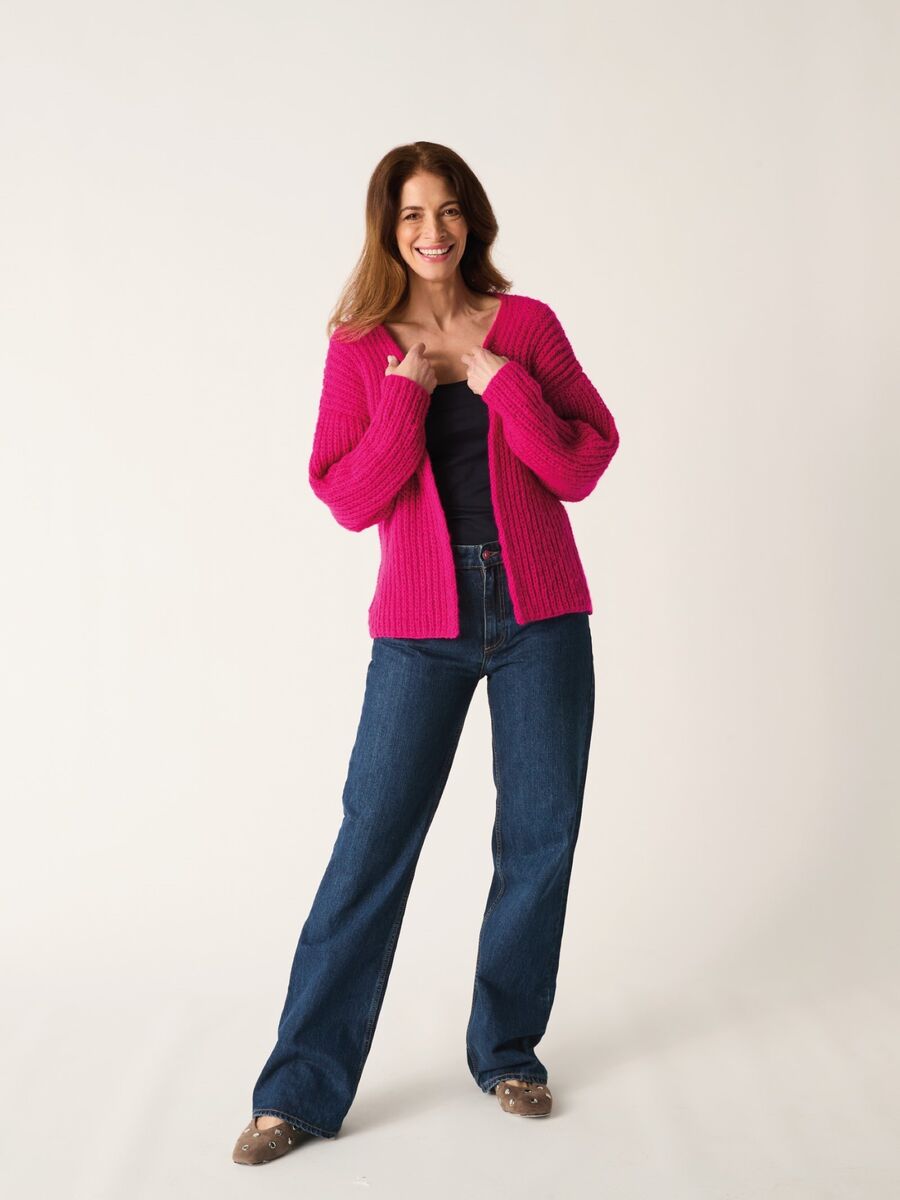 Fluffy Little Cardigan in Sirdar Soft Down (10879)