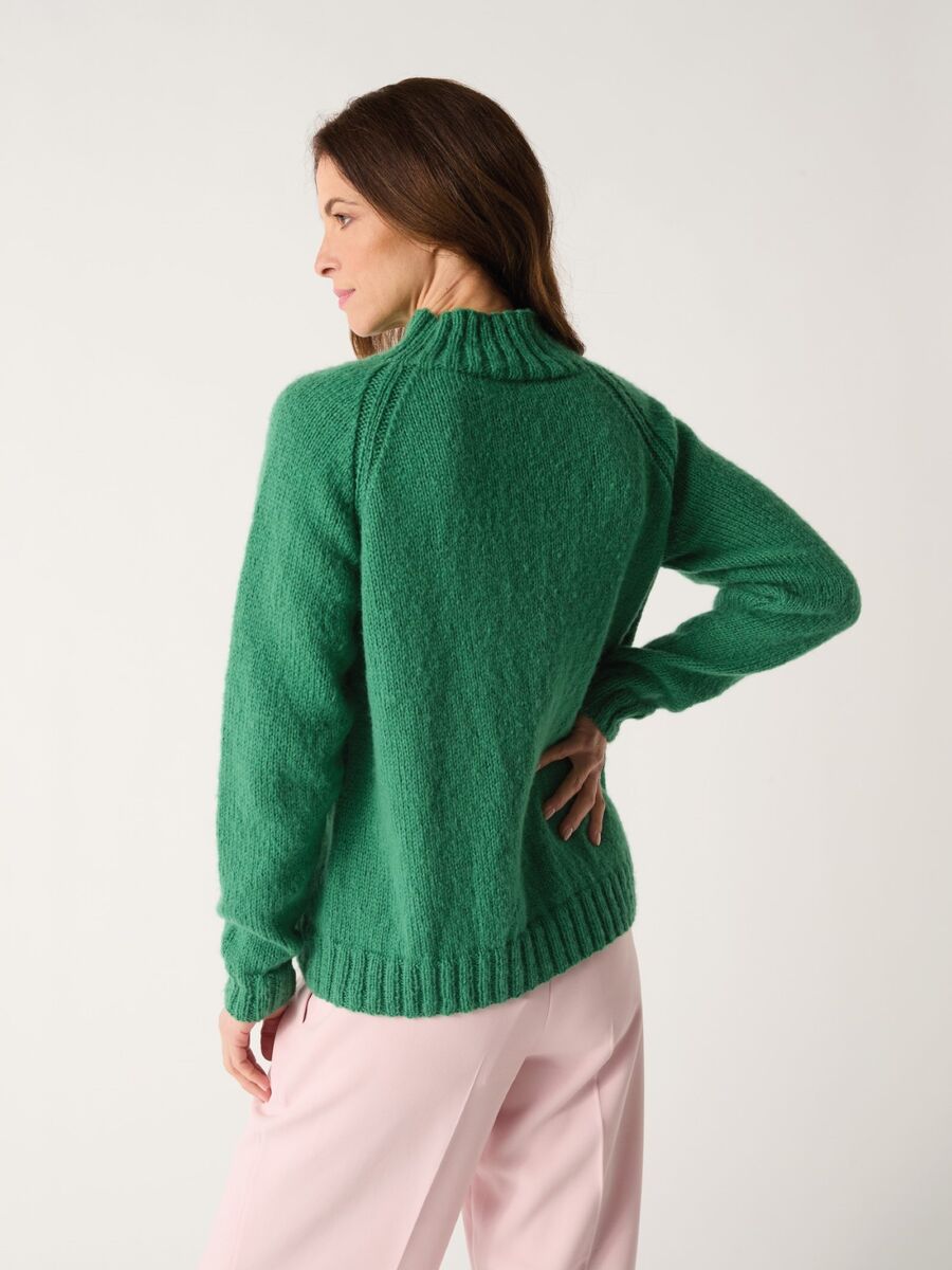 Fuzzy Raglan Sweater in Sirdar Soft Down (10880)