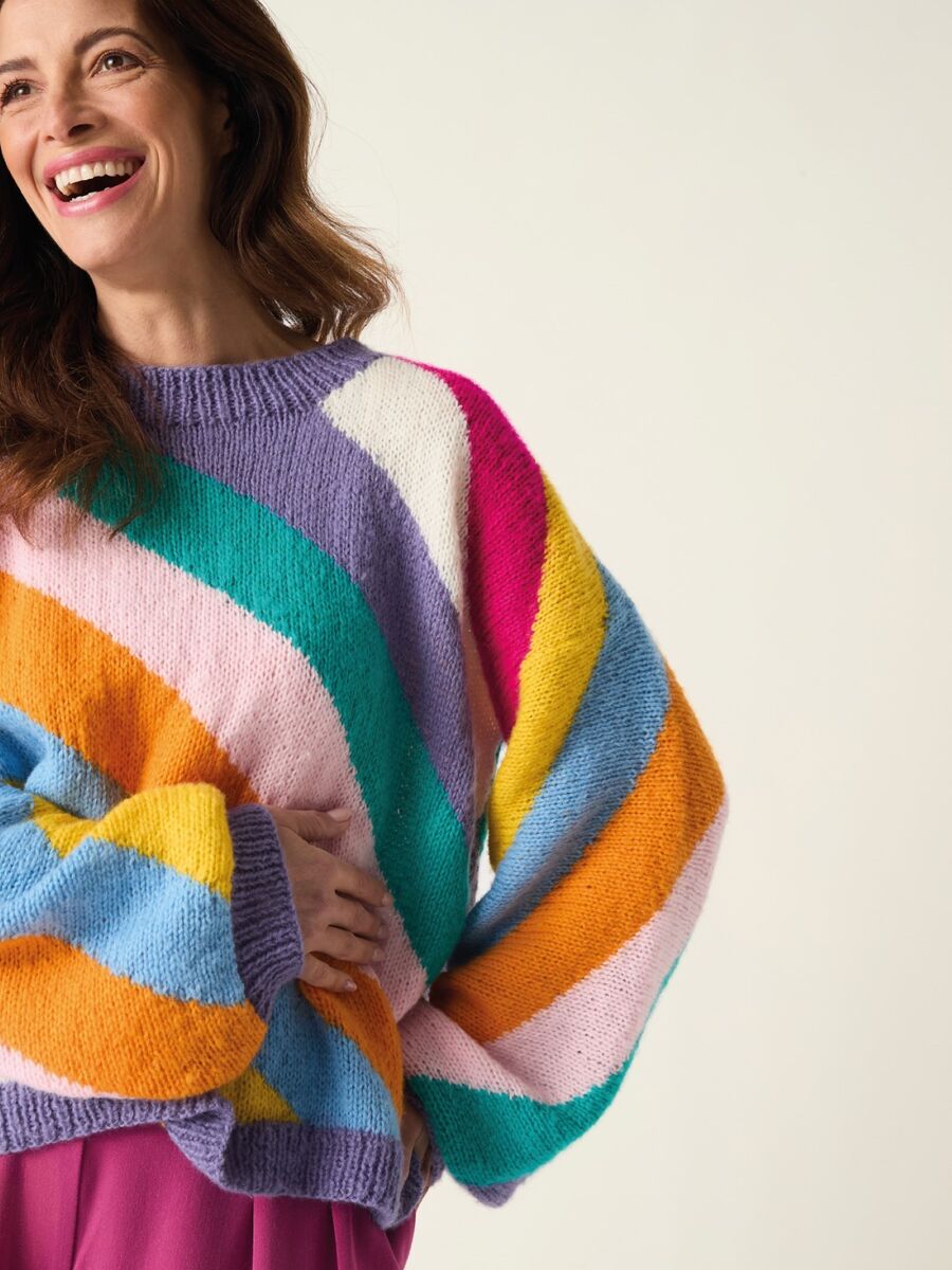 Soft Statement Sweater in Sirdar Soft Down (10884)