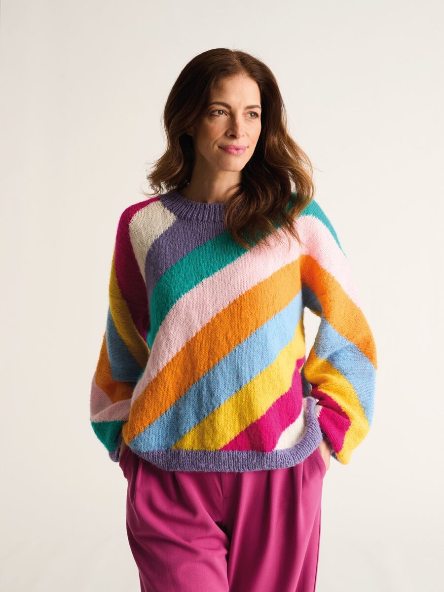 Soft Statement Sweater in Sirdar Soft Down (10884)