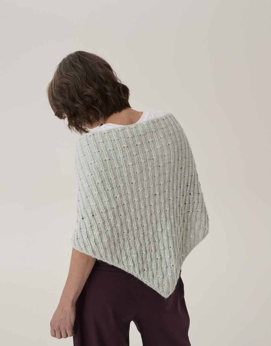 Climbing Ivy Lace Shawl in Sirdar Loveful Bio Blend 10918