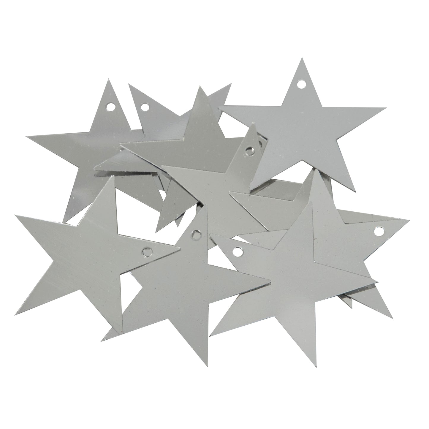 Trimits 28mm Star Sequins: Silver