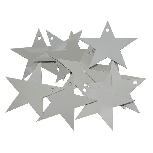 Trimits 28mm Star Sequins: Silver