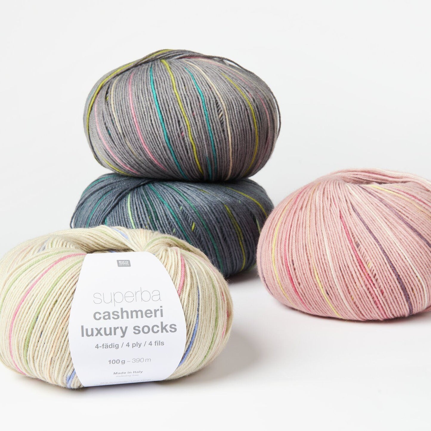 Rico Design Superba Cashmeri Luxury Socks 4 Ply