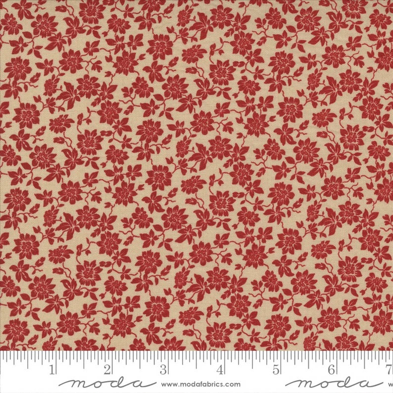 Bonheur de Jour by French General for Moda Fabrics: Toussaint - Oyster (13915-16)