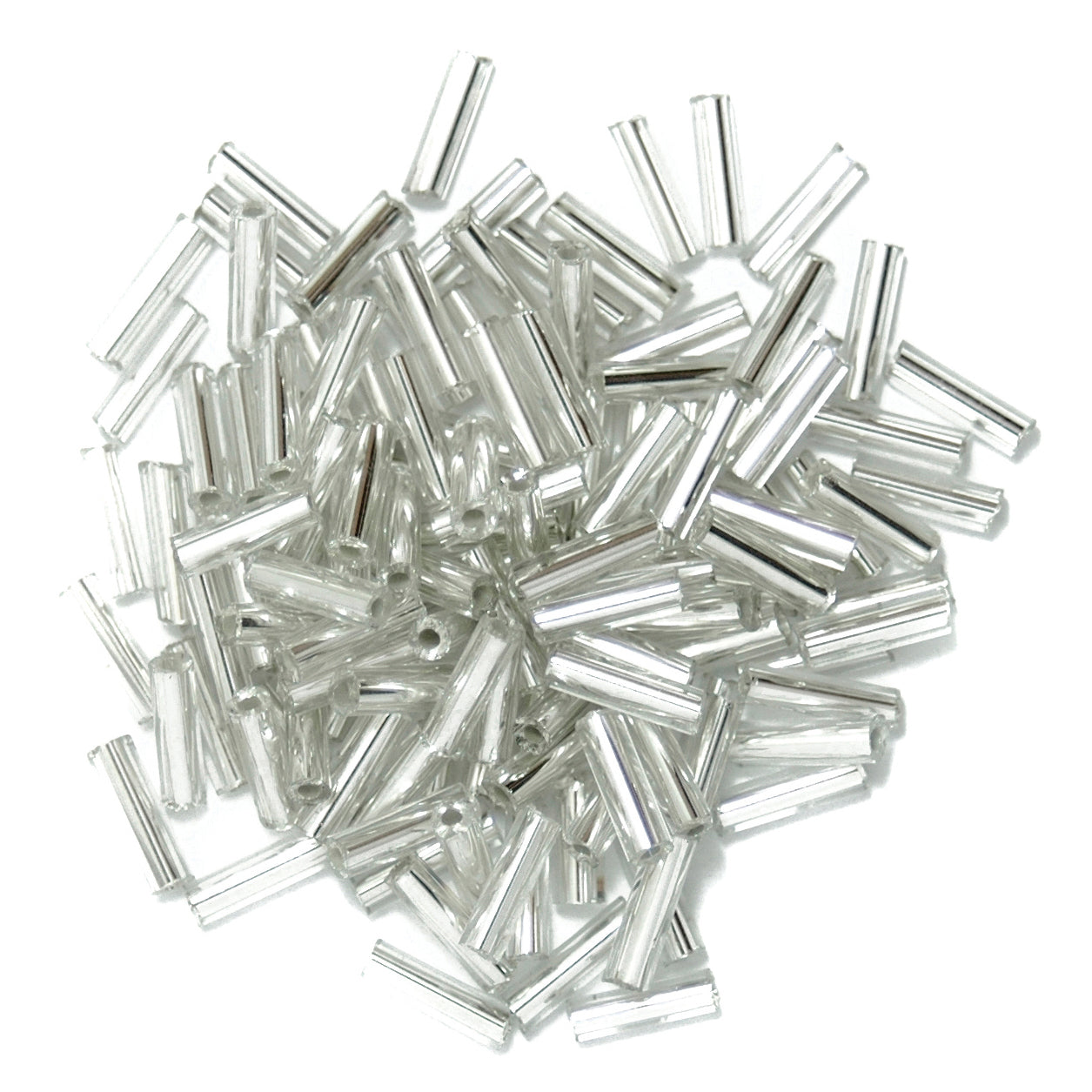 Trimits Bugle Beads: Silver