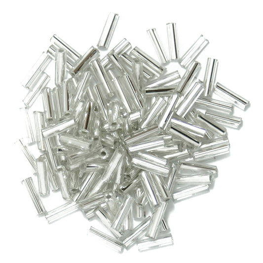 Trimits Bugle Beads: Silver