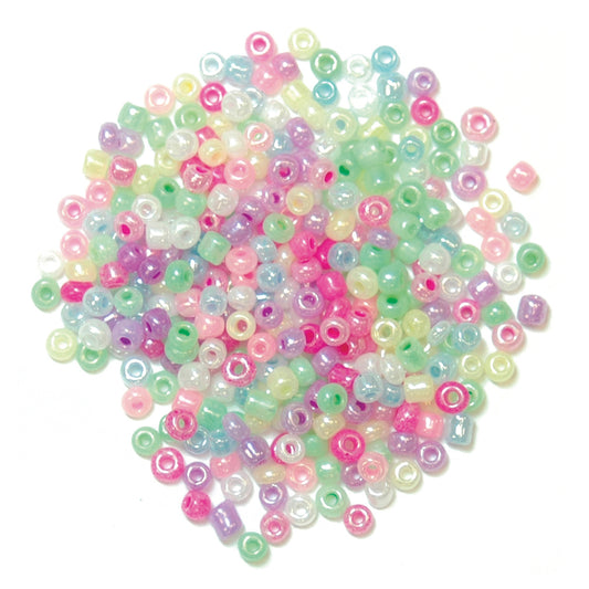 Trimits 2mm Seed Beads: Pastel Multicoloured