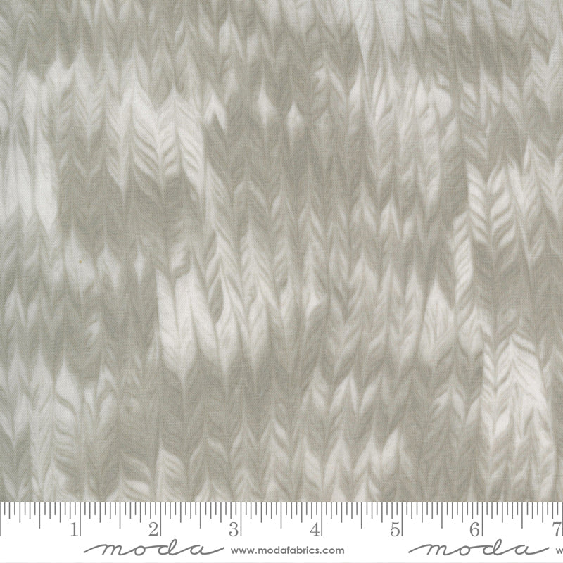 Botanicals by Janet Clare for Moda Fabrics: Feathers - Vintage Grey (16914-12)