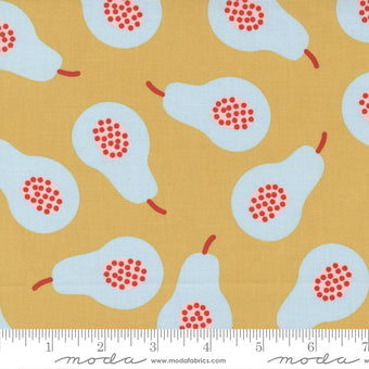 Lazy Afternoon by Zen Chic for Moda Fabrics: Pears - Golden (1780-17)