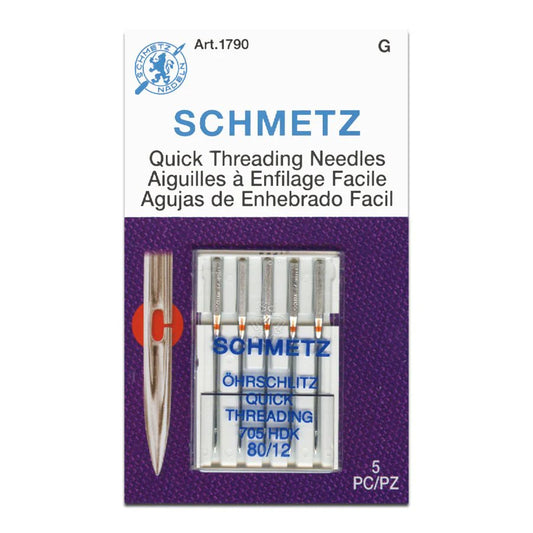 Schmetz Quick/Easy Threading Sewing Machine Needles 90/14