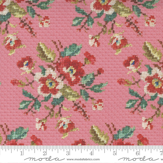 Leather & Lace and Amazing Grace by Cathe Holden for Moda Fabrics: Needlepoint - Petal (7402-12)