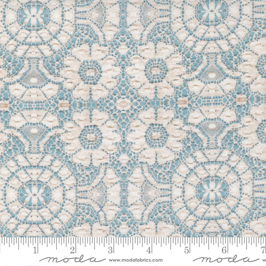 Leather & Lace and Amazing Grace by Cathe Holden for Moda Fabrics: Lace - Tranquil (7404-16)