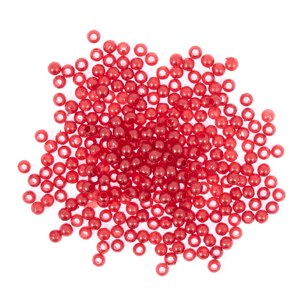 Trimits Pearl Beads 4mm: Red