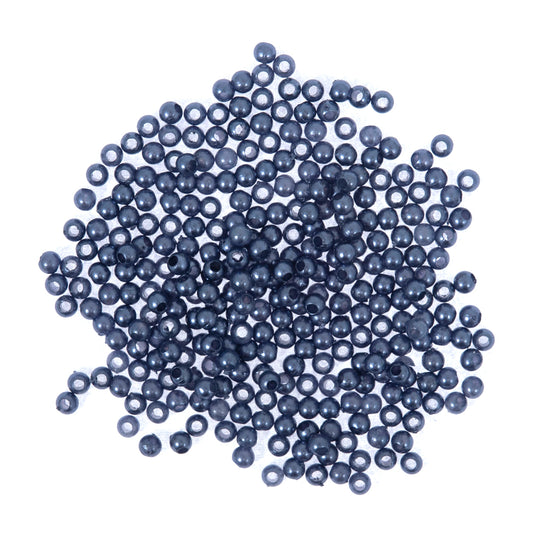 Trimits Pearl Beads 4mm: Navy Blue