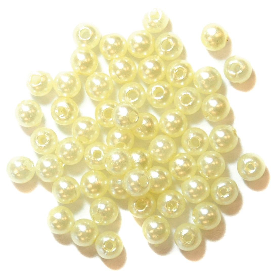 Trimits Pearl Beads 4mm: Cream
