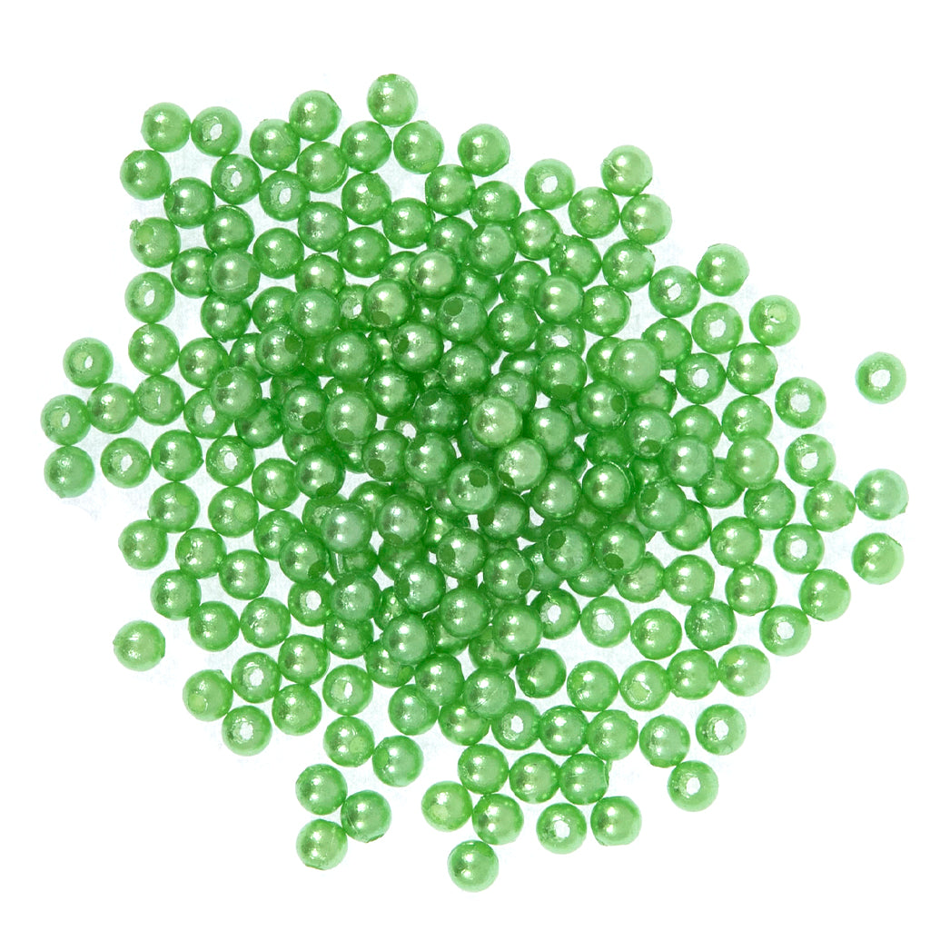 Trimits Pearl Beads 4mm: Lime Green