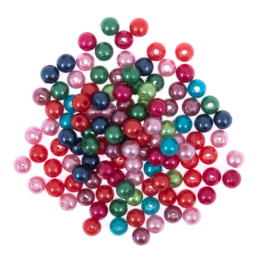 Trimits Pearl Beads 6mm: Multicoloured
