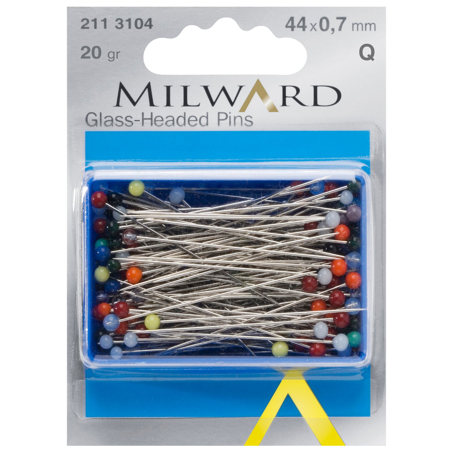 Milward Glass Headed Pins