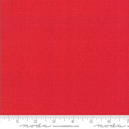 Thatched 108" Quilt Backing by Robin Pickens for Moda Fabrics: Crimson (11174 43)