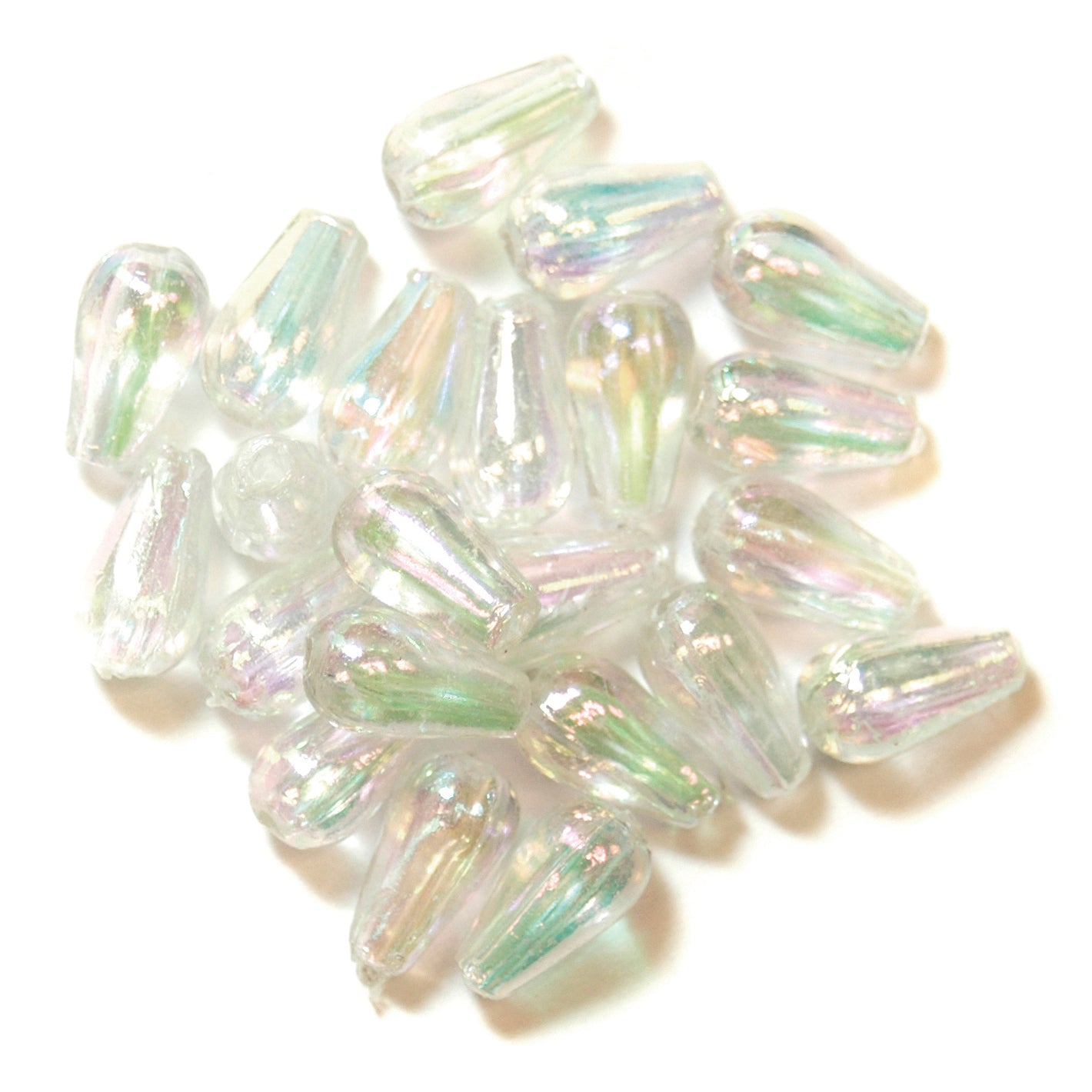 Trimits Pearl Drop Beads 6mm x 9mm: Aurora