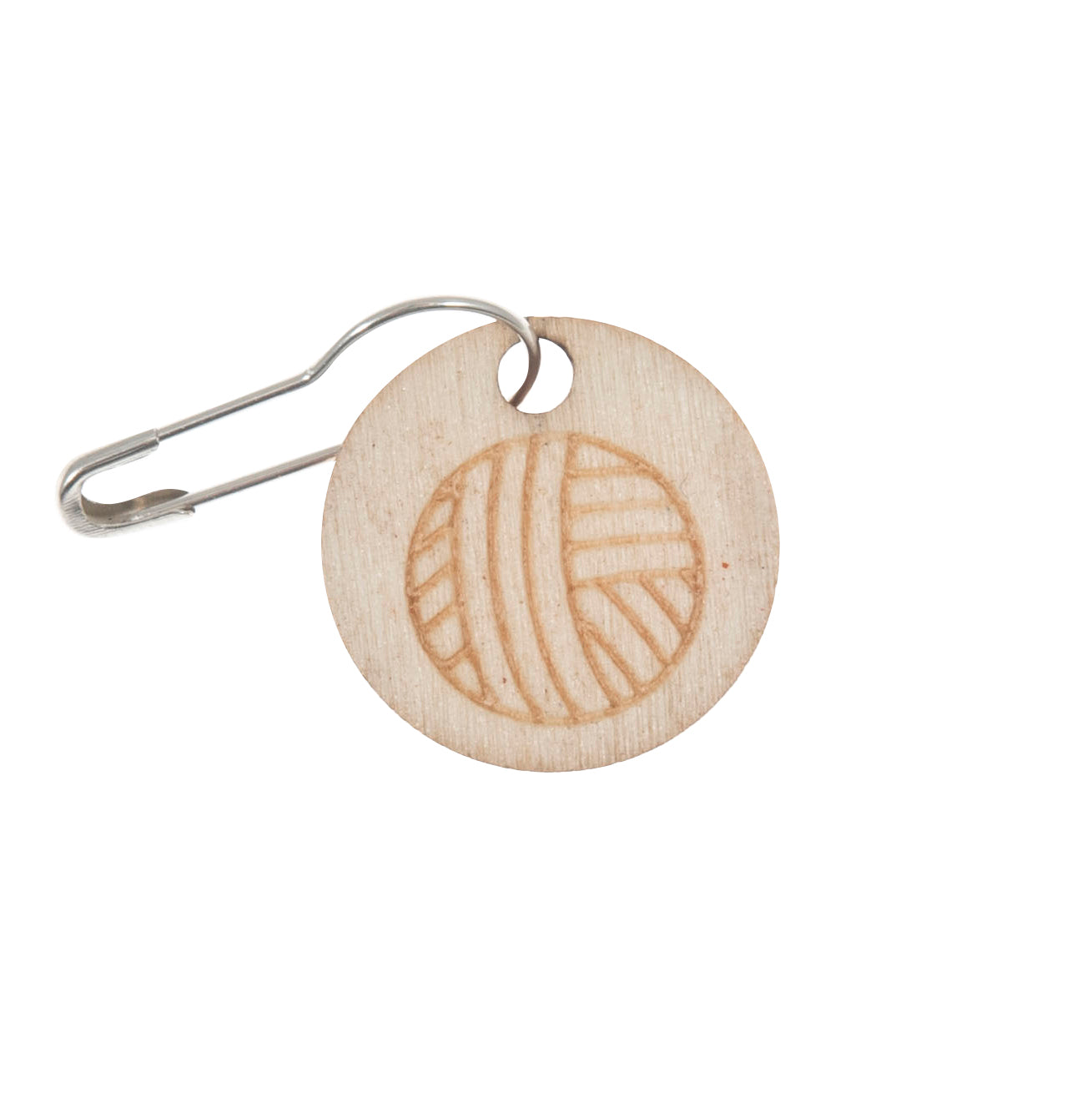 Milward Wooden Stitch Markers: Yarn Balls